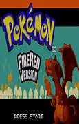 Image result for Pokemon Fire Red Start Screen