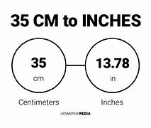 Image result for 35 Inch to Cm