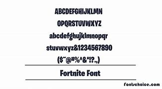 Image result for Fortnite Font Name