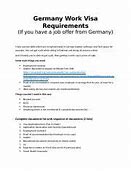 Image result for Work Visa Requirements