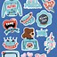 Image result for Aesthetic Sticker Template