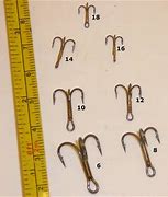 Image result for Size 18 Treble Hooks