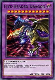 Image result for Yu-Gi-Oh! Five Headed Dragon Card