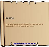 Image result for acirate