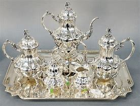 Image result for Silver Tea Set