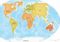 Image result for world map with continents