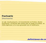 Image result for fructuario