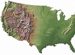 Image result for Digital Elevation Map United States