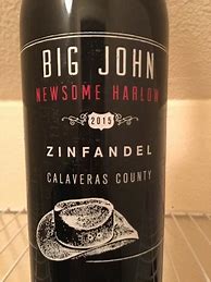 Image result for Newsome Harlow Zinfandel Big John's