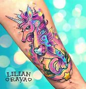 Image result for Evil Unicorn Tattoo