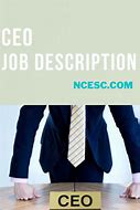 Image result for CEO Job Description Colorful Pictures