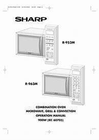 Image result for Sharp Microwave Model R 1875 T Manual