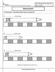 Image result for Measuring Length Worksheets First Grade