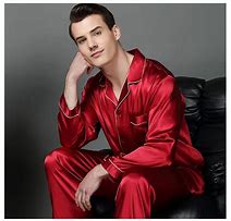 Image result for Men's Luxury Silk Pajamas