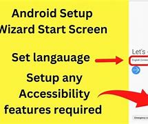 Image result for Android Setup Wizard