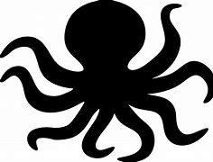 Image result for Octopus Catroon Silhouette