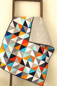 Image result for Modern Geometric Quilt Designs