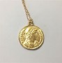 Image result for 24K Gold Coin Pendant Necklace