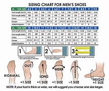 Image result for width shoes sizes charts mens