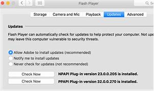 Image result for Adobe Flash Player Settings