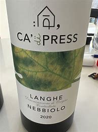 Image result for Ca'di Press Langhe Nebbiolo