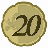 Image result for 20 Euro Cent PNG