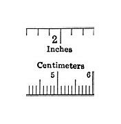 Image result for Images of a Ruler with Inches and Centimeters