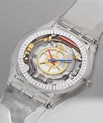Image result for Women's Swatch Watch Clear