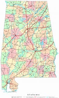 Image result for Alabama Map USA