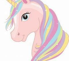 Image result for Unicorn with Blue Hair Clip Art