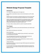 Image result for Web Development Project Proposal Template