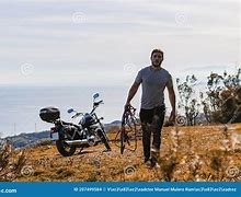 Image result for Man Riding Broken Motorcycle