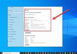 Image result for How to Find Computer Specs Windows 10