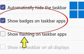 Image result for Badges On Taskbar