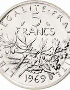 Image result for Pièce De 5 Francs