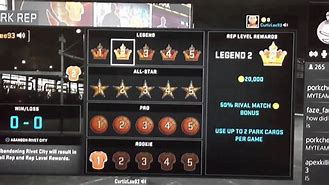 Image result for 2K16 My Park Rewards Legend 5