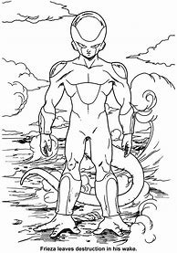 Image result for Colouring Pages Dragon Ball Z