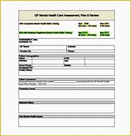 Image result for Free Mental Health Treatment Plan Template
