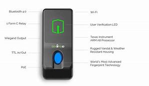 Image result for Fingerprint Smart Card Attached to NFC Phone