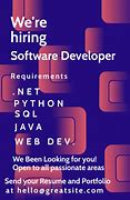 Image result for Web Developer Apply Now Poster