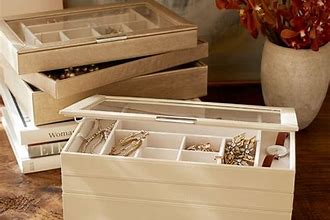 Image result for Pottery Barn Leather Jewelry Box