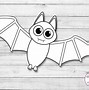 Image result for Baby Bat Outline
