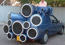 Image result for Car with Big Speakers