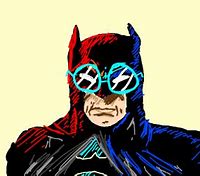 Image result for Batman Wearing Glasses