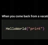 Image result for Programmers Vacation Meme