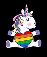 Image result for LGBT Unicorn On Face