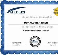 Image result for NASM Personal Training Certification