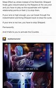 Image result for Mass Effect Shoot Star Child Meme