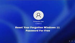 Image result for Reset Password Windows 11