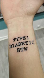 Image result for Diabetic Tattoos Wrist